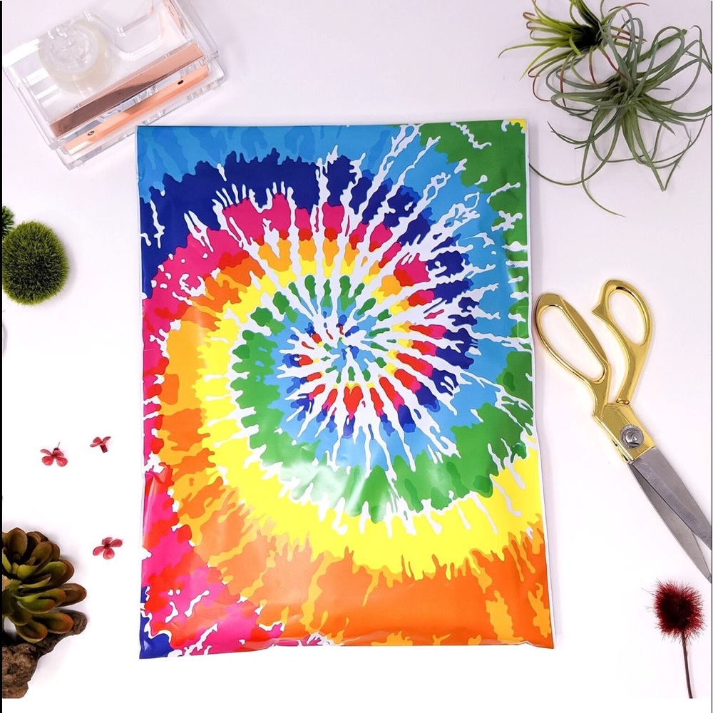 50 10X13 Poly Mailers Tye Dye Shipping Envelopes PRICE IS FIRM - Picture 9 of 10